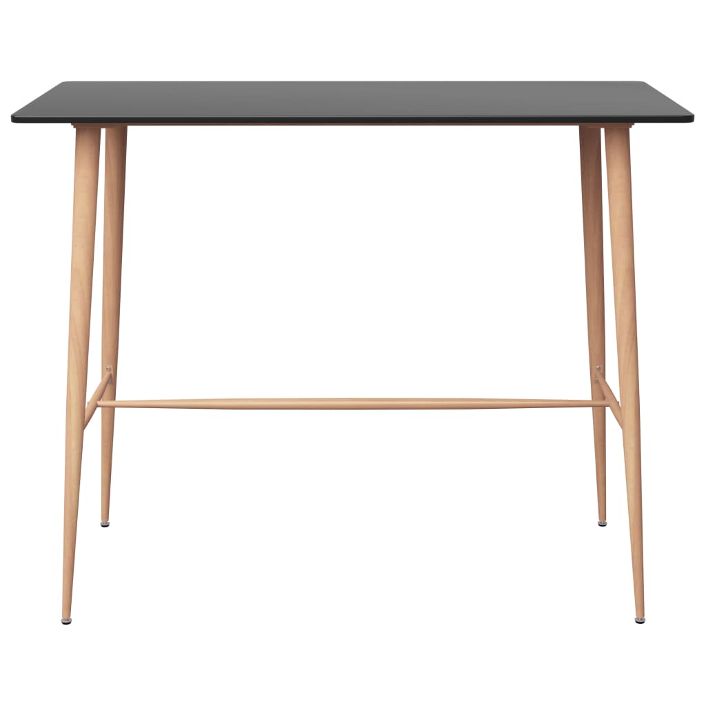 5 Pcs conjunto de bar preto e branco