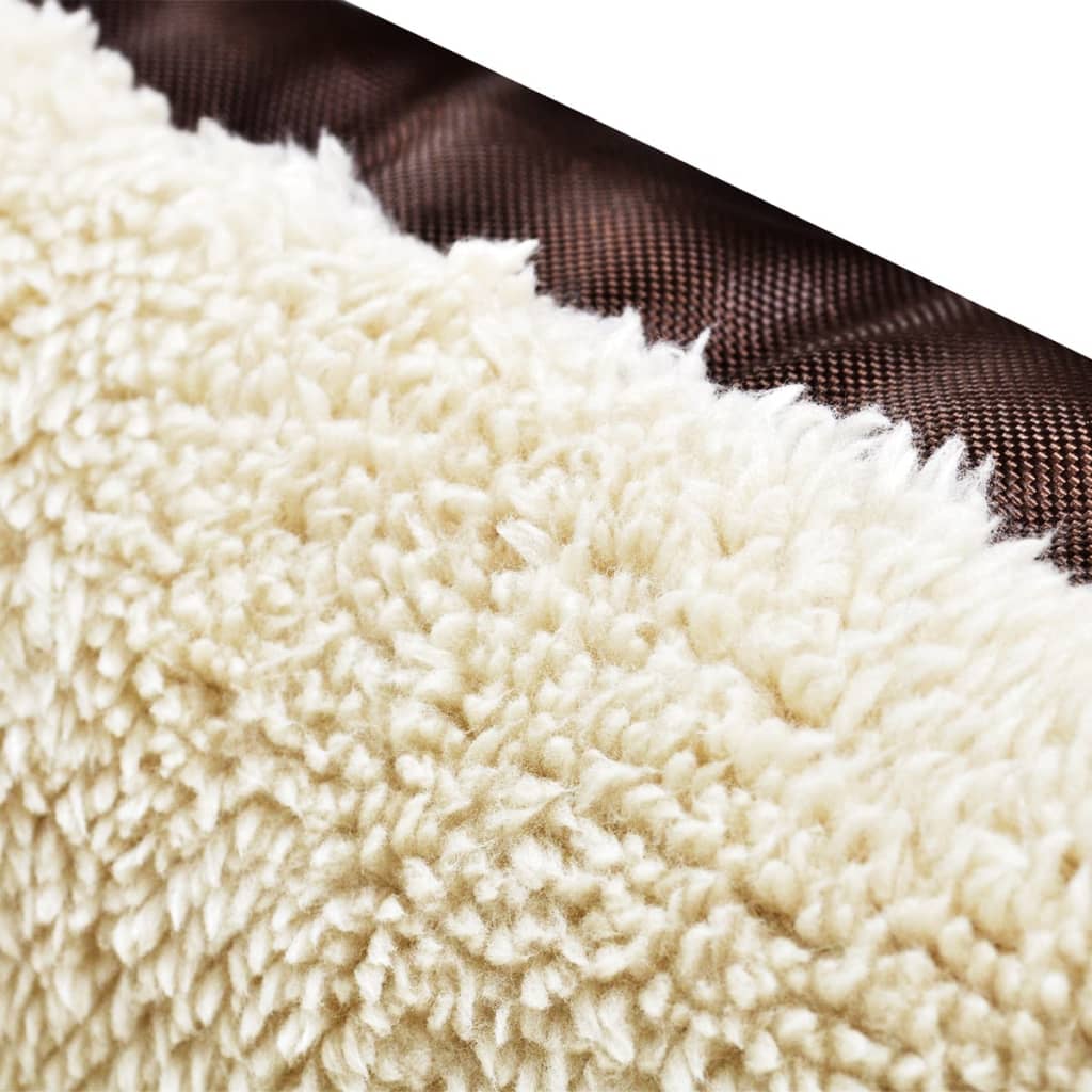 Cama para cães quente com almofadão acolchoado l