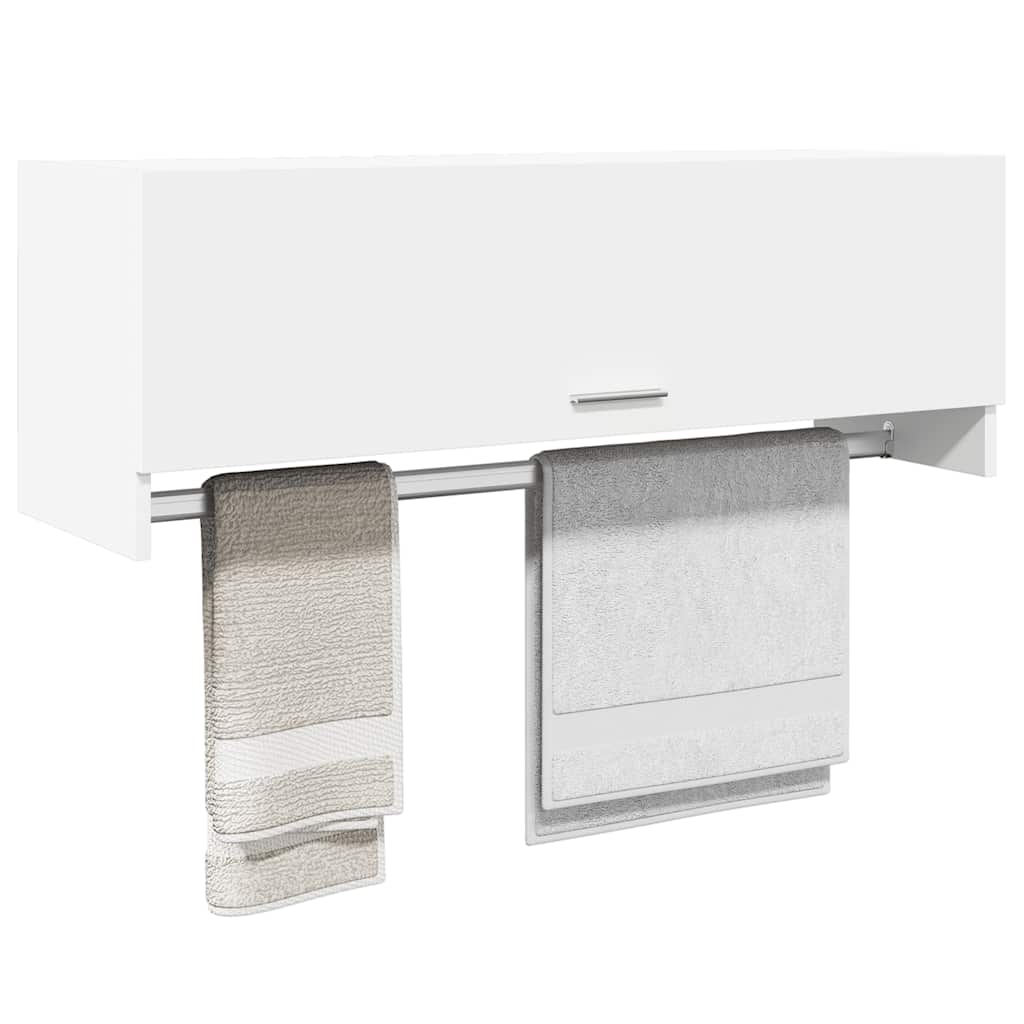 Roupeiro 100x32,5x35 cm derivados de madeira branco