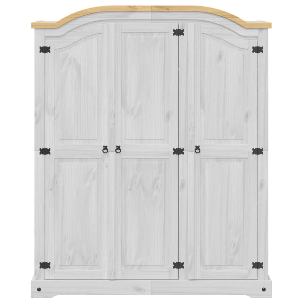 Roupeiro corona 151,5x52x186 cm madeira de pinho maciça