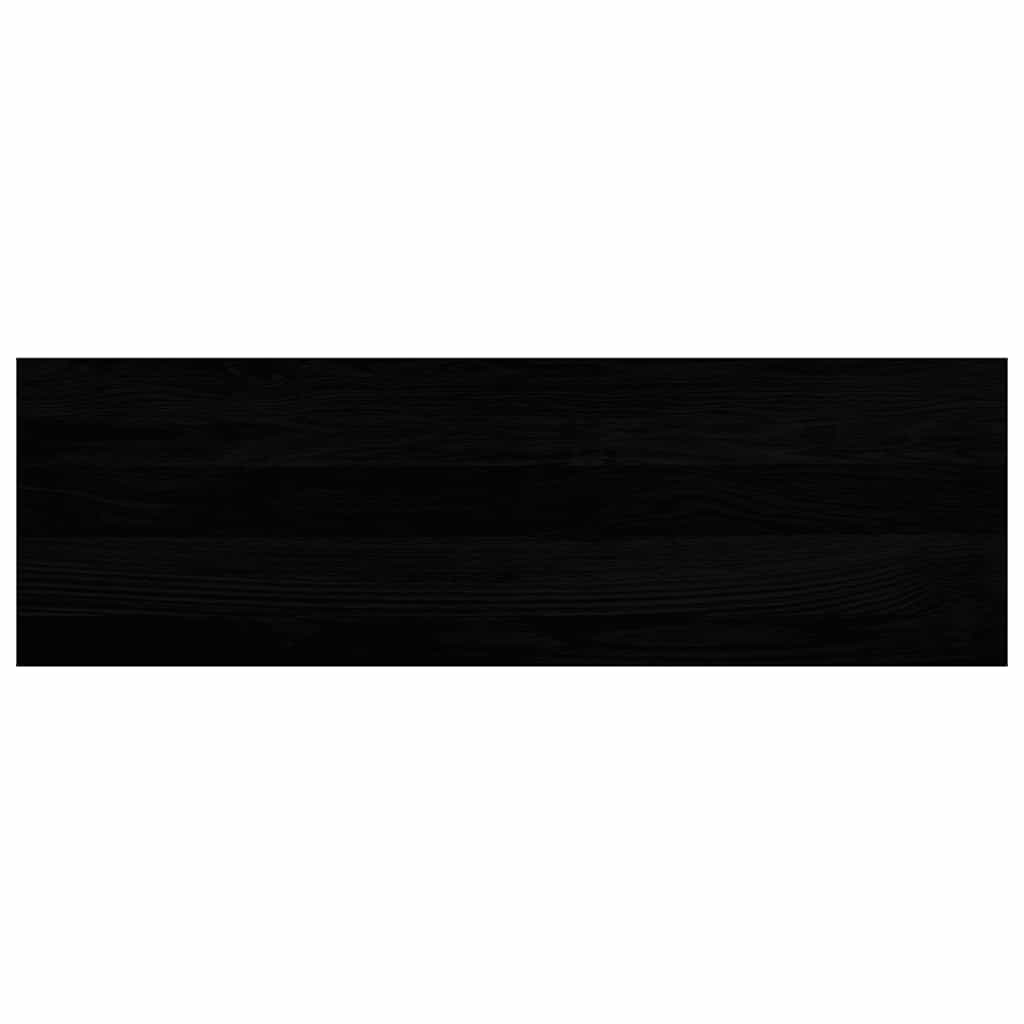 Tapetes de escada 4 pcs 80x25x2 cm carvalho castanho-preto