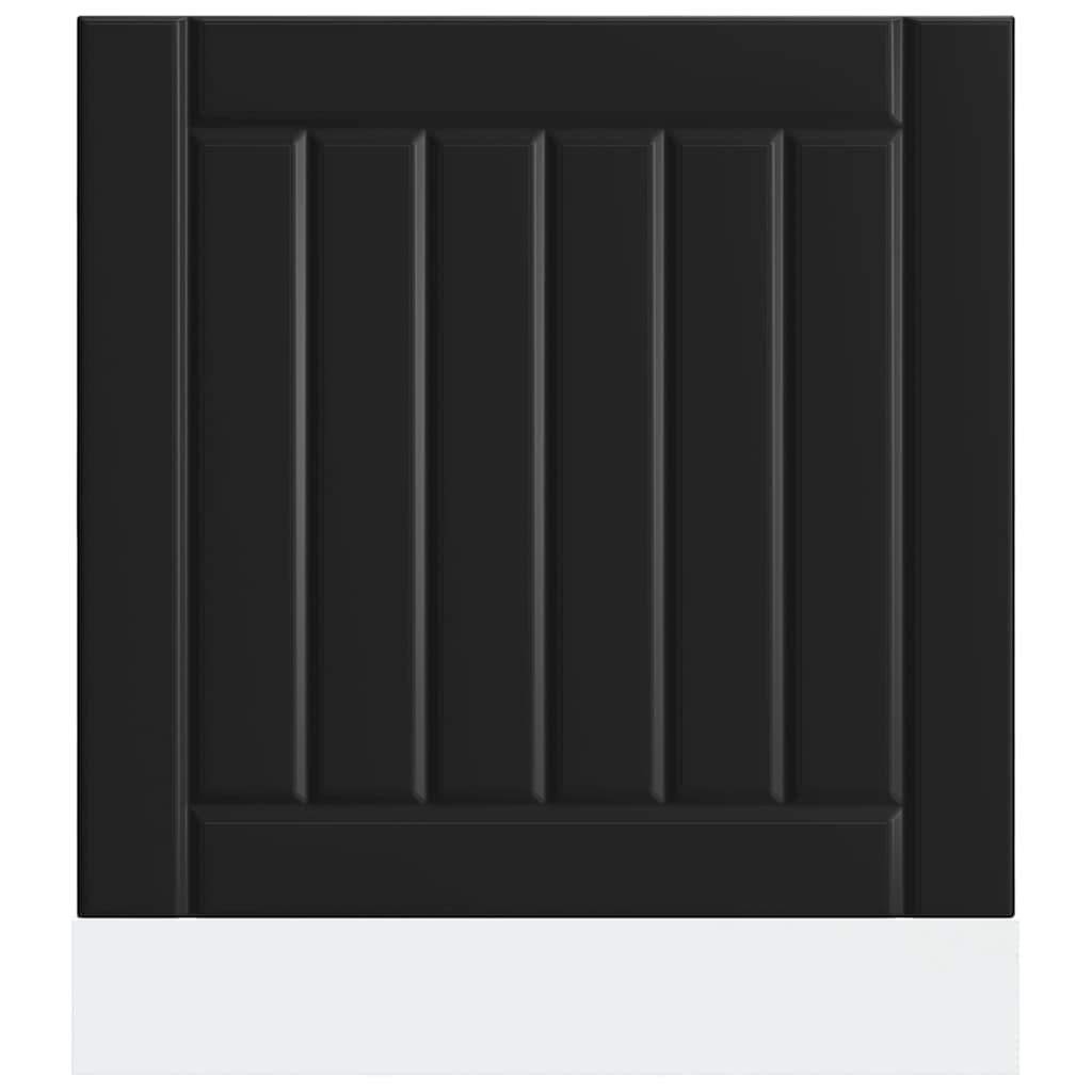 Painel máquina lavar louça lucca preto derivados de madeira