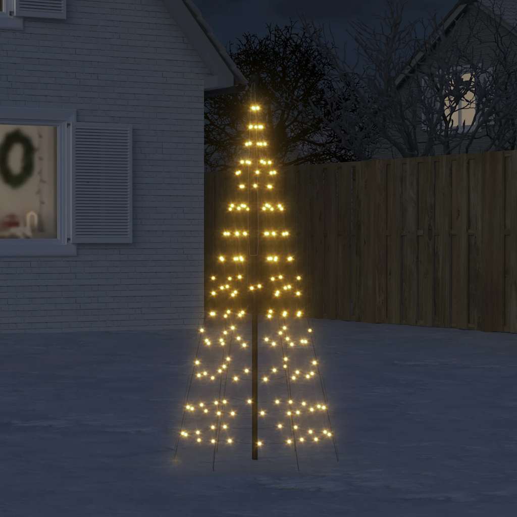 Árvore de natal LED 200 leds branco quente 180 cm