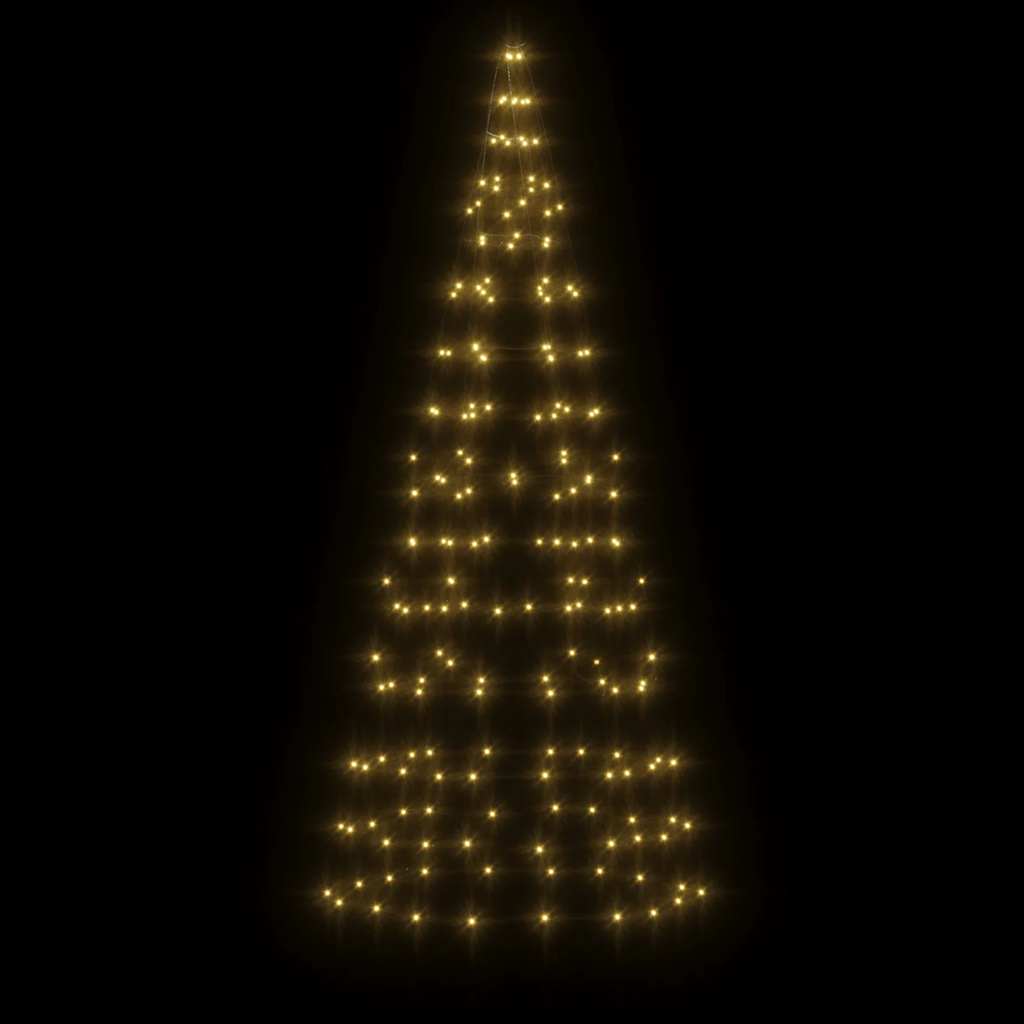Árvore de natal LED 200 leds branco quente 180 cm