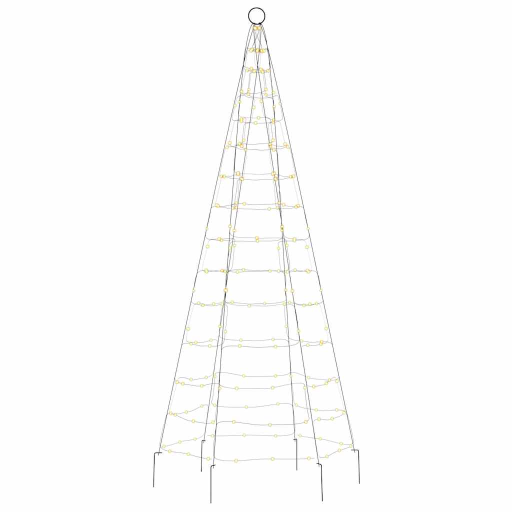 Árvore de natal LED 200 leds branco quente 180 cm