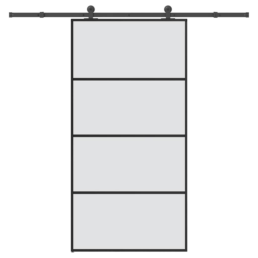 Porta desliz. c/ conj. ferragens 102,5x205cm vidro esg/alumínio