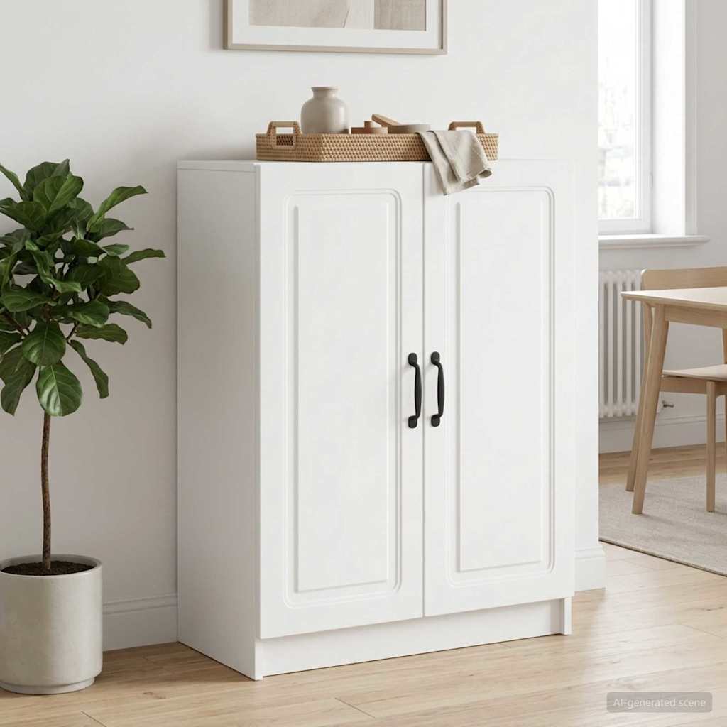 Buffet branco 66 x 34,5 x 87 cm derivados de madeira