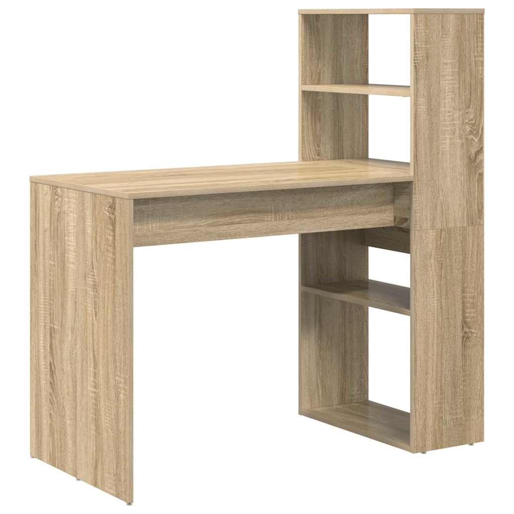Mesa carvalho sonoma derivados de madeira 113 x 54 x 120 cm