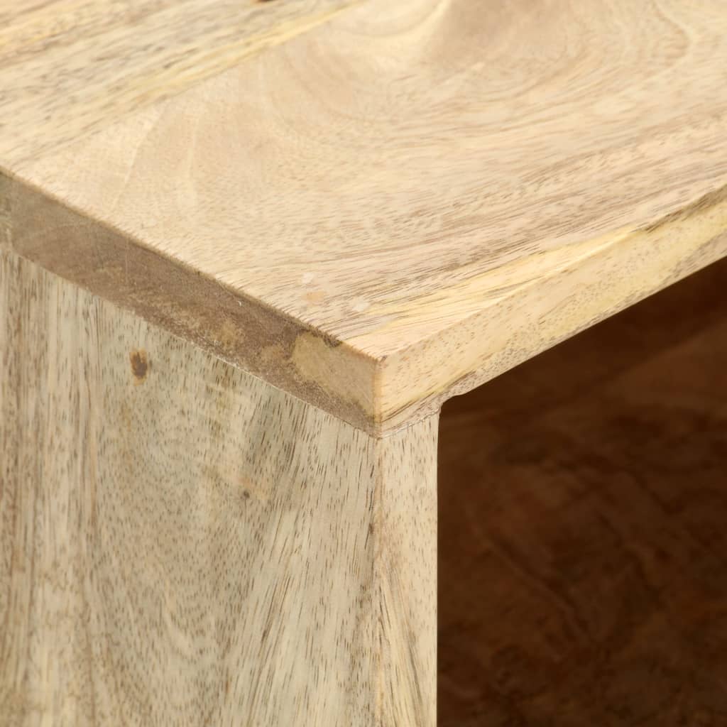 Mesa de centro 90x50x40 cm madeira de mangueira maciça