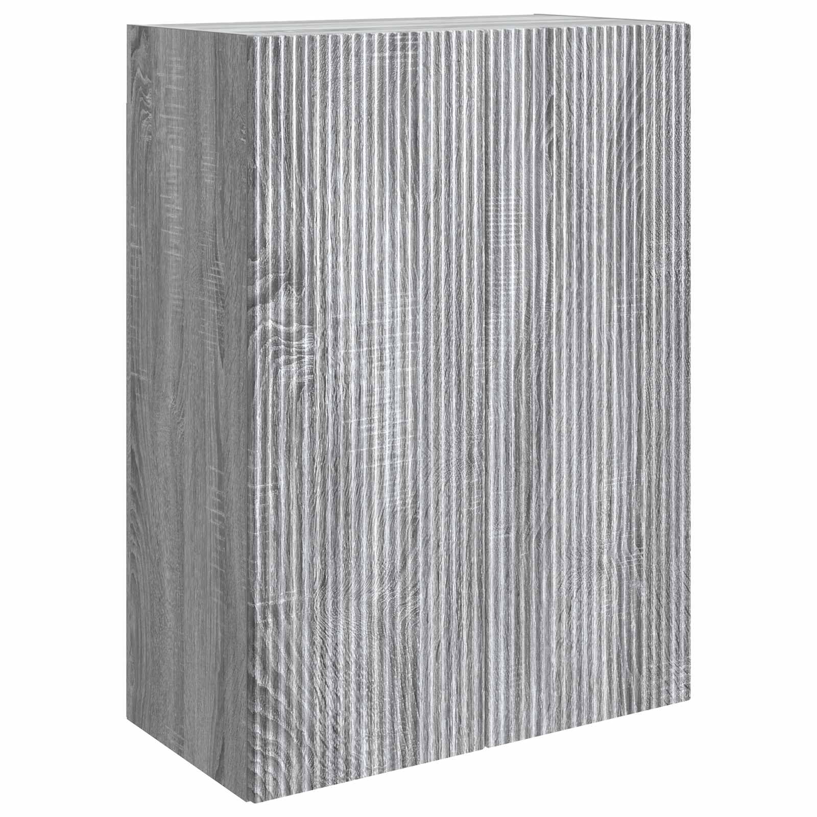 Armário de parede sonoma cinzento 66 x 34,5 x 90 cm