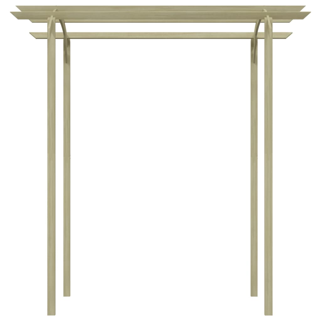 Pérgola de jardim 180x197x210 cm madeira de pinho impregnada