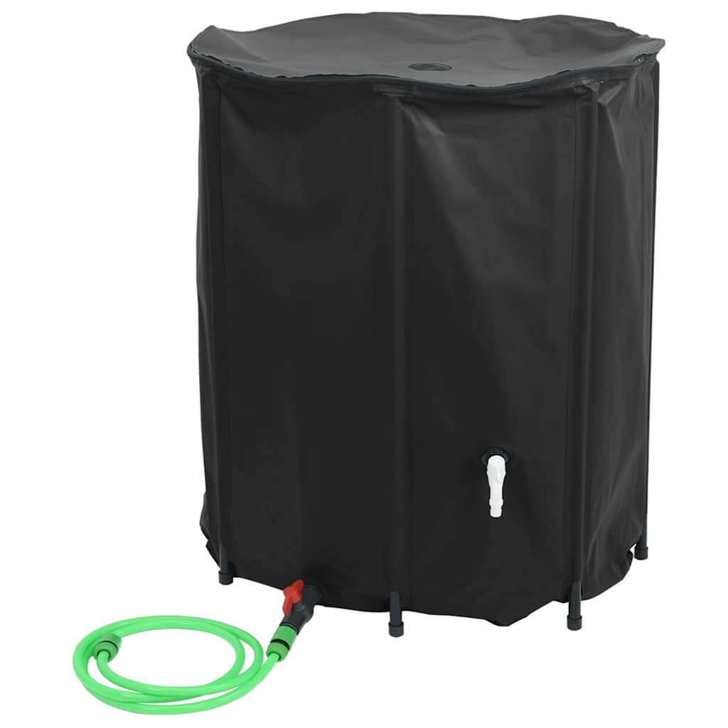 Depósito de água dobrável com torneira 1250 l PVC
