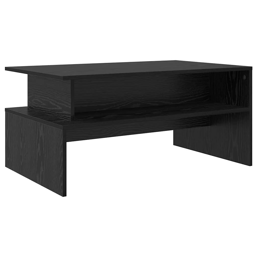 Mesa de centro carvalho preto 90 x 55 x 42,5 cm