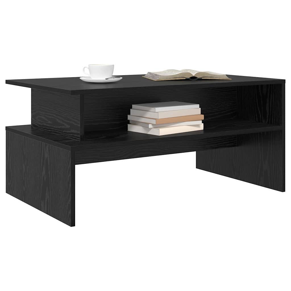 Mesa de centro carvalho preto 90 x 55 x 42,5 cm