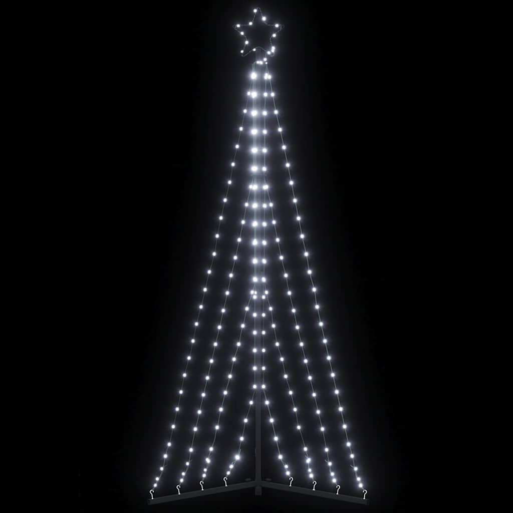 LED árvore de natal 339 leds branco frio 182 cm