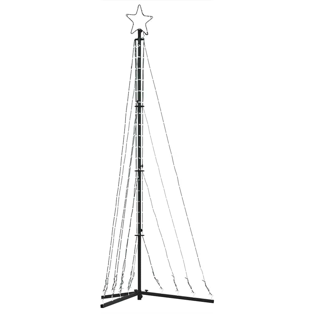 LED árvore de natal 339 leds branco frio 182 cm