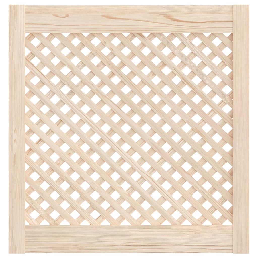 Portas de armário design treliça 2 pcs 59,5x61,5cm pinho maciço