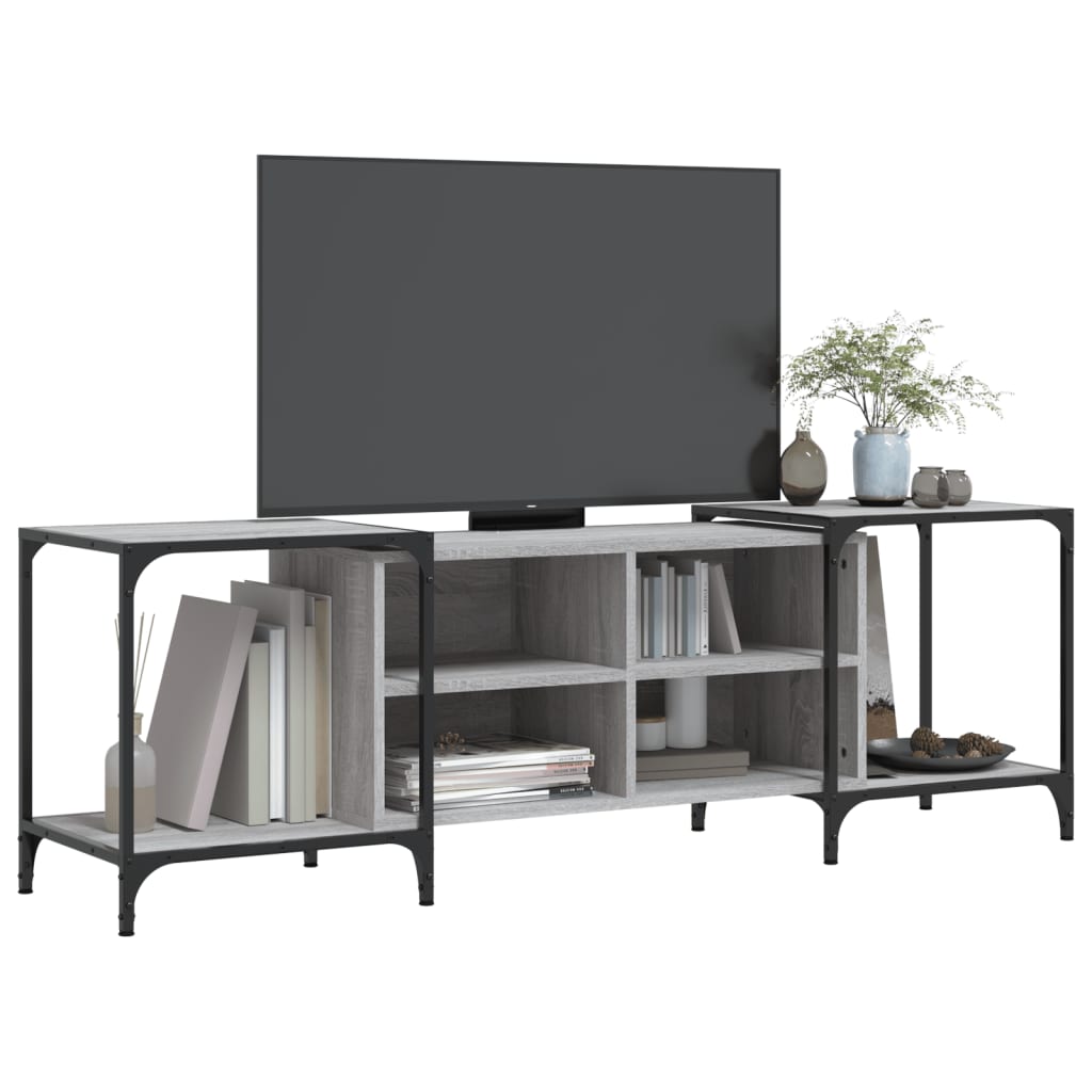 Móvel de TV 153x37x50 cm derivados de madeira cinzento sonoma