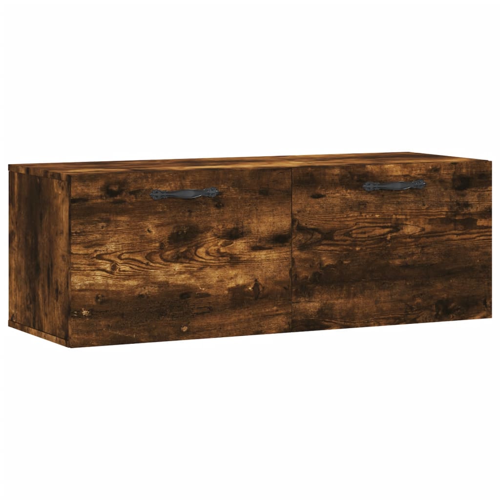 Armário parede 100x36,5x35 cm derivados madeira carvalho fumado