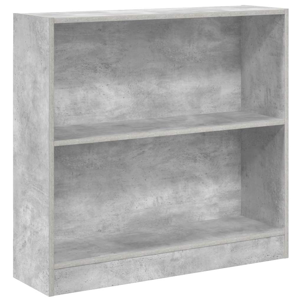 Estante 80x24x75 cm contraplacado cinzento cimento