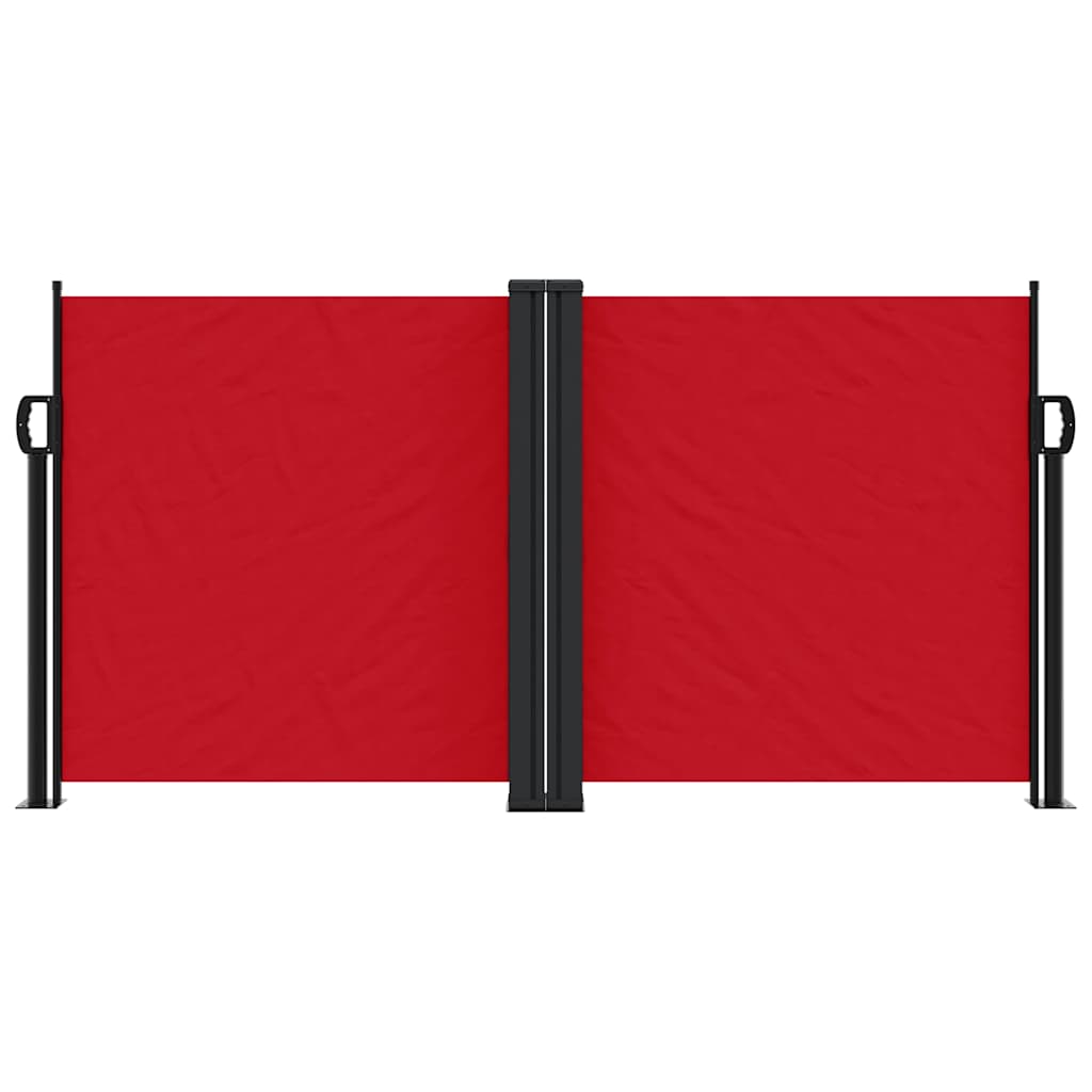 Toldo lateral retrátil 120x1000 cm vermelho