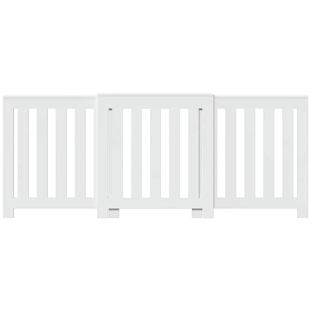 Cobertura de radiador 205x21,5x83,5 cm derivados madeira branco