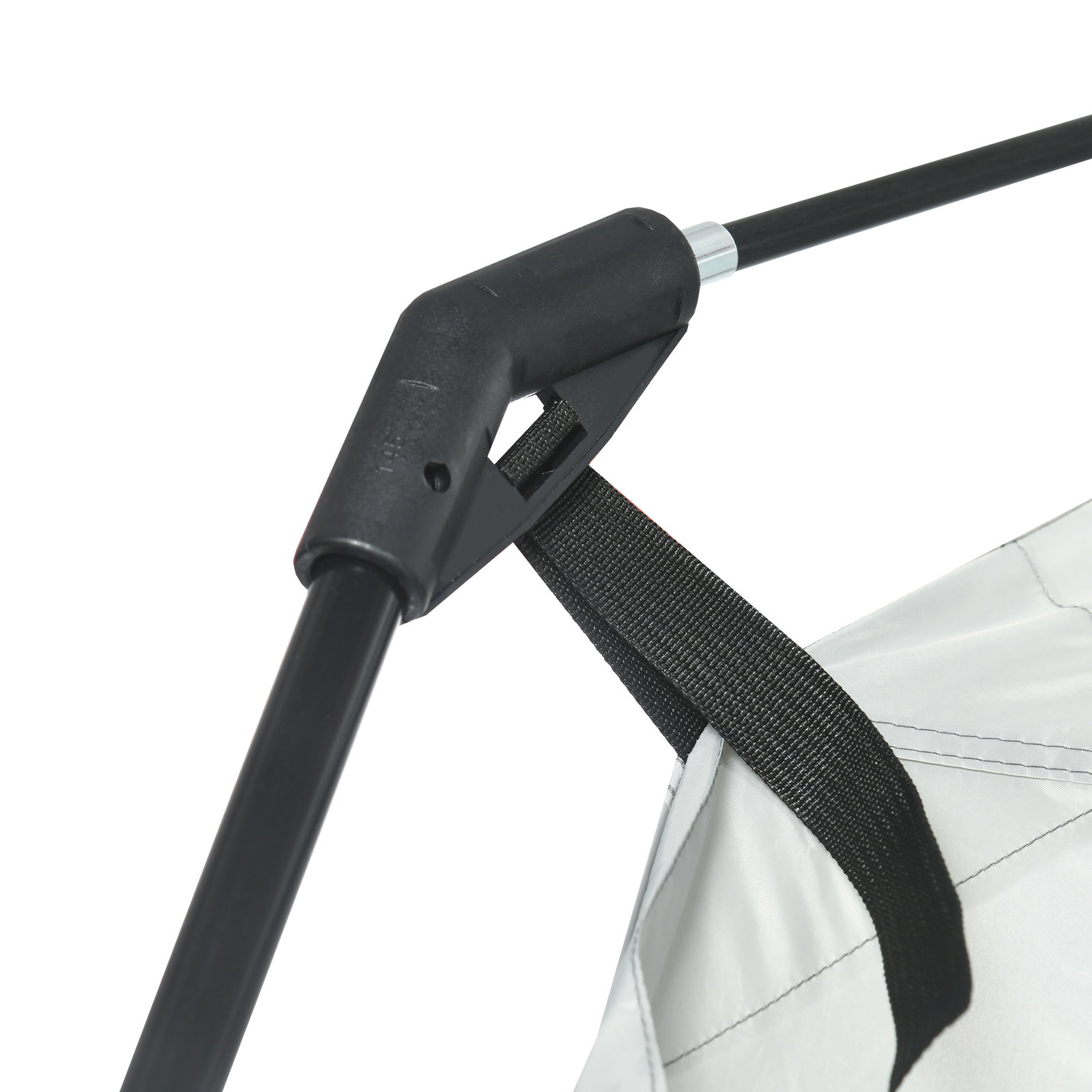 Tenda de jardim para 6-8 pessoas com 4 mosquiteiras e 2 portas proteção uv50+ inclui bolsa de transporte 3x3 m branco