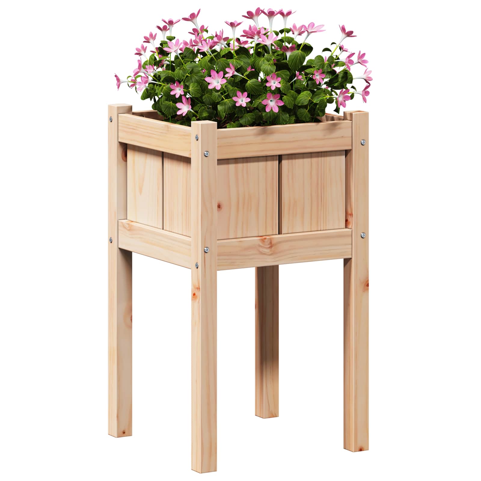 Vaso de jardim natura 40 x 40 x 70 cm