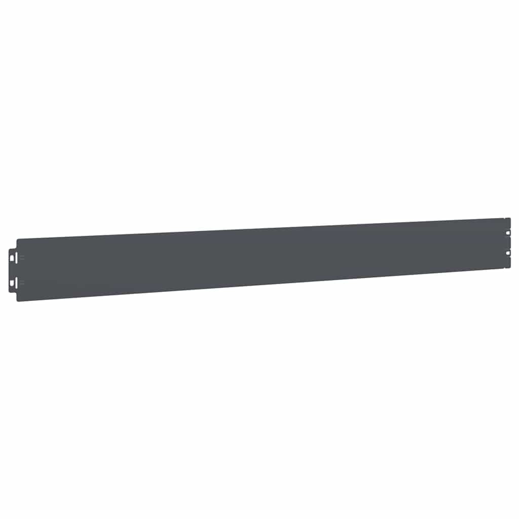 Orlas de relva 10 pcs antracite 10x103 cm aço laminado a frio
