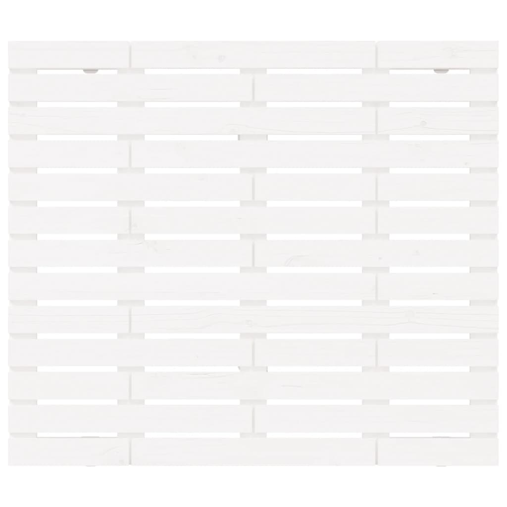 Cabeceira de parede 96x3x91,5 cm pinho maciço branco