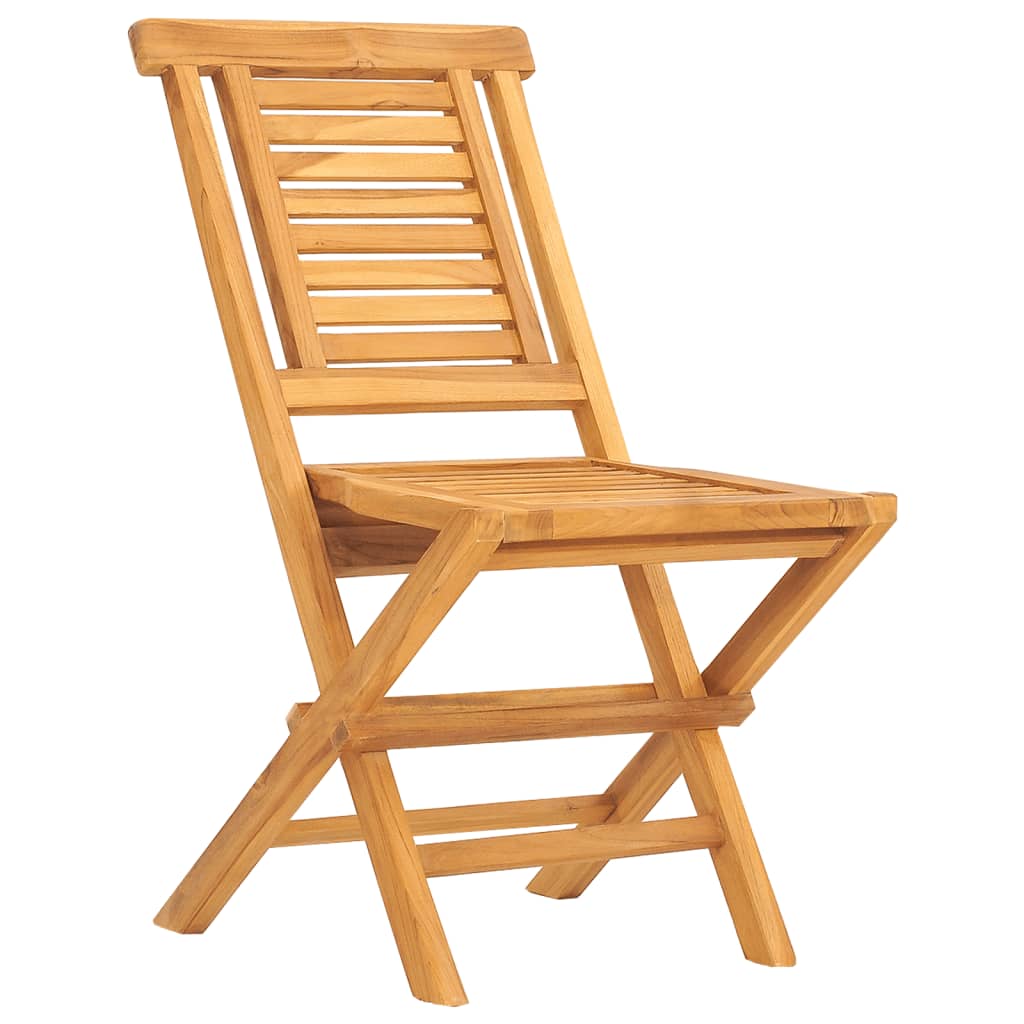 5 Pcs conjunto de jantar p/ jardim madeira de teca maciça