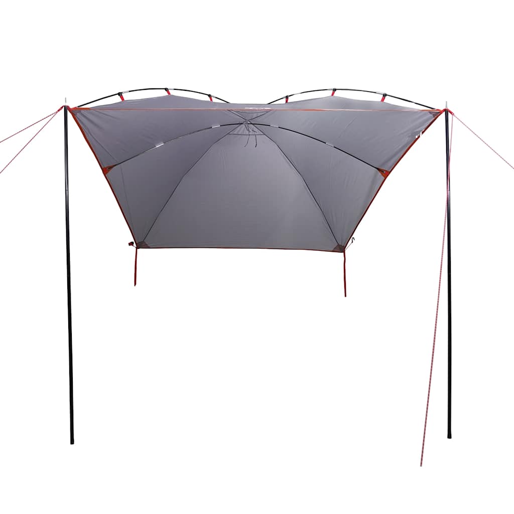 Tenda de carro impermeável cinzento e laranja
