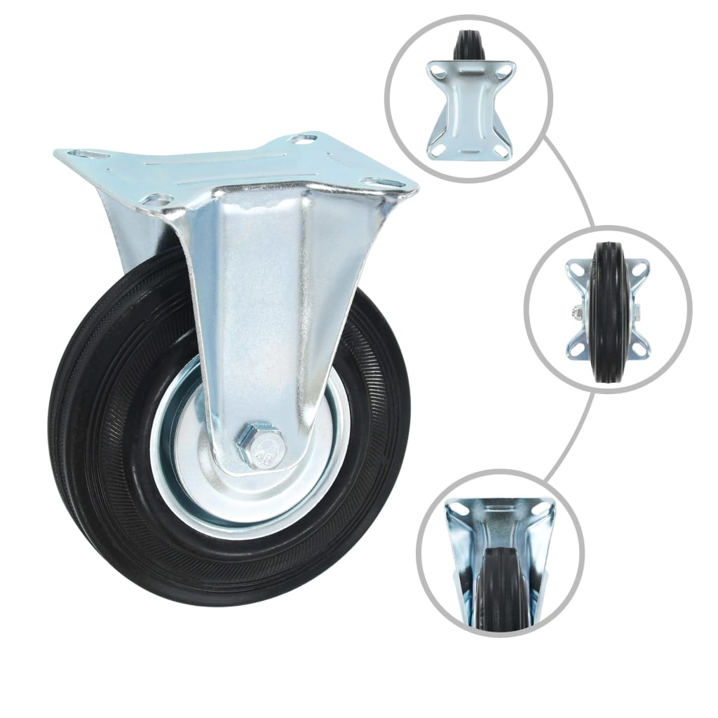 Rodas fixas 4 pcs 125 mm