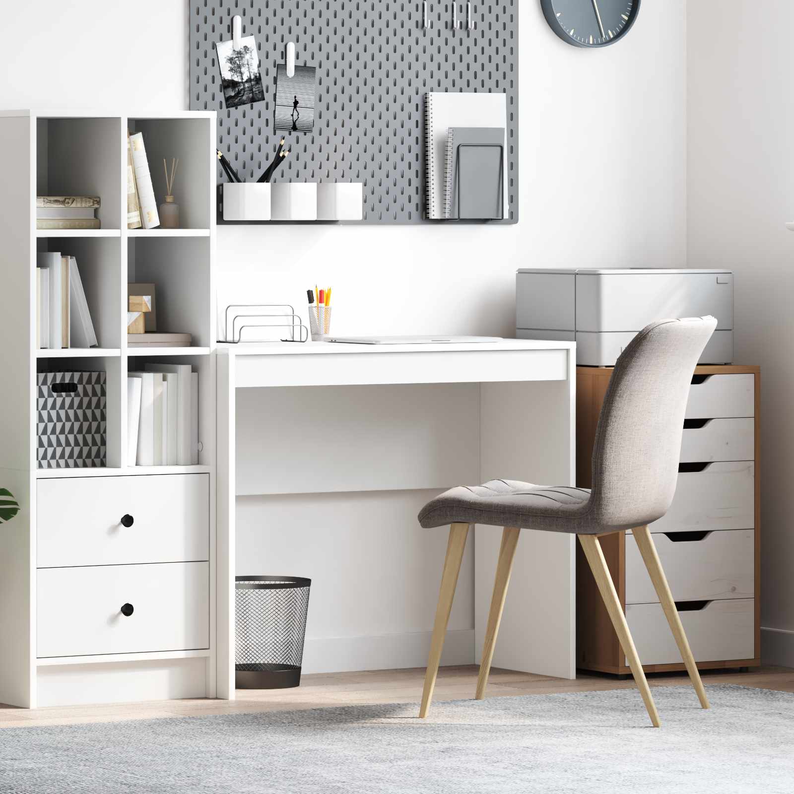 Mesa branco 90 x 40 x 76 cm
