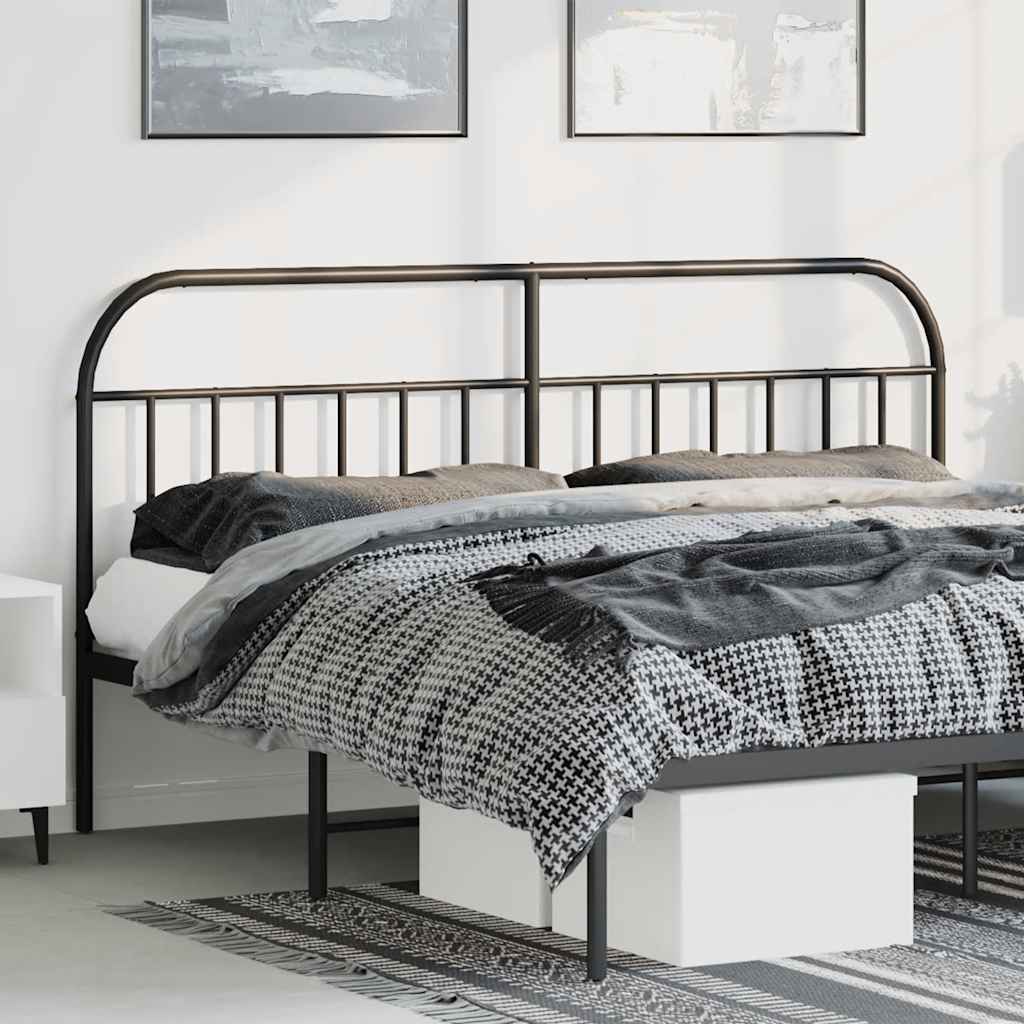 Cabeceira de substituição 193 cm metal preto