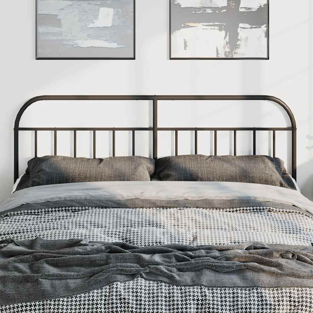 Cabeceira de substituição 193 cm metal preto