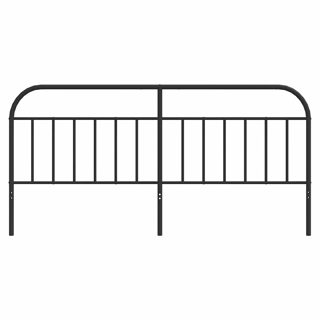 Cabeceira de substituição 193 cm metal preto