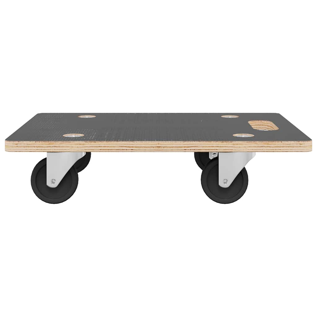 Carrinhos de transporte 2 pcs retangular 50x35x11,5 cm 250 kg