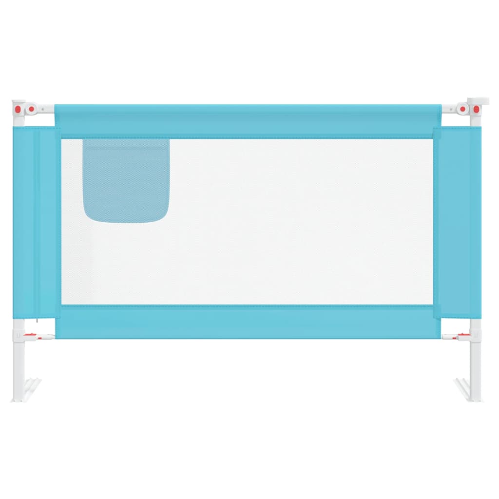 Barra de segurança p/ cama infantil tecido 120x25 cm azul