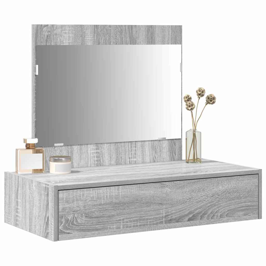 Mesa de vestir cinzeto 83 x 40 x 70 cm derivados de madeira