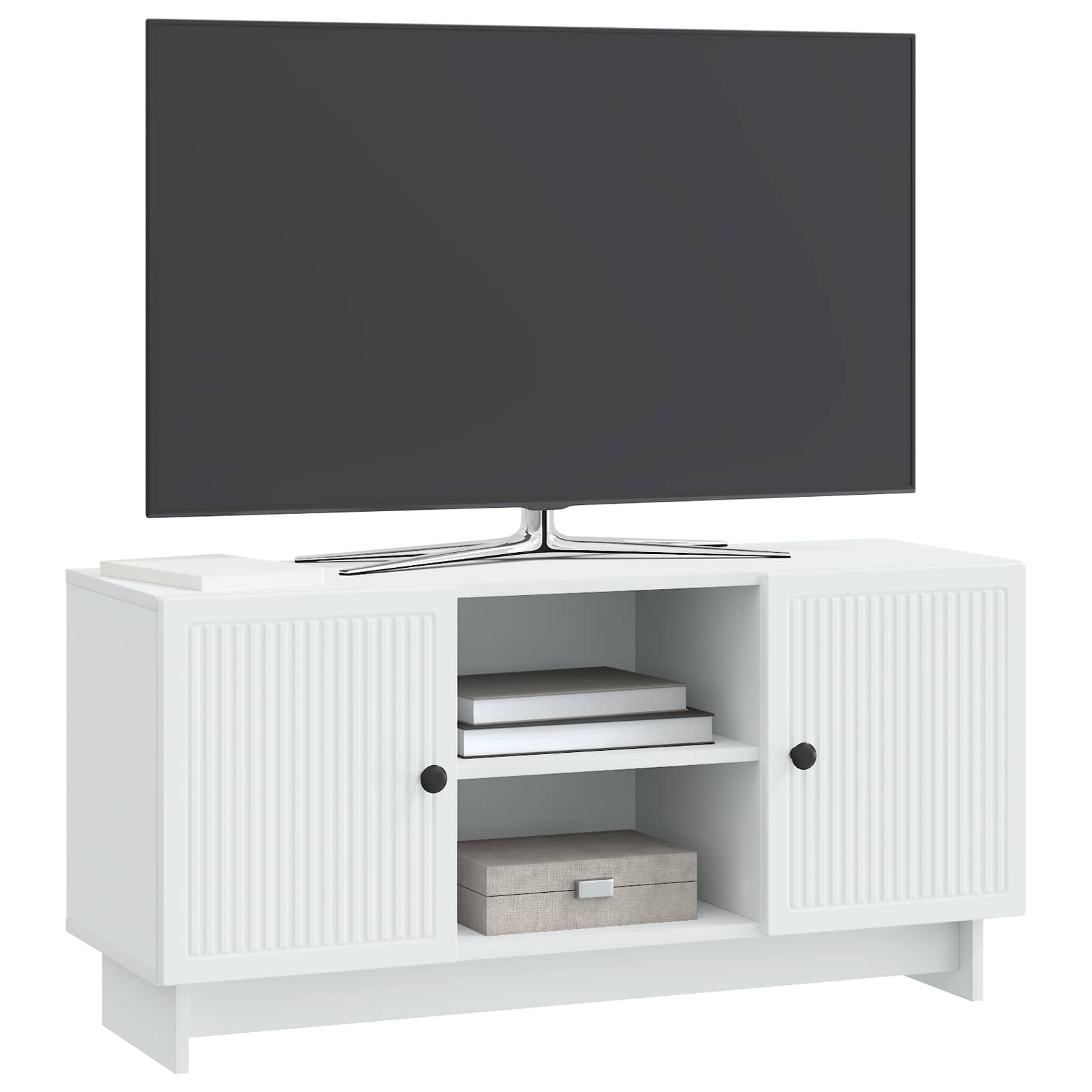 Gabinete para TV 102 x 34,5 x 50 cm branco derivados de madeira