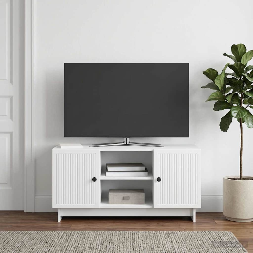 Gabinete para TV 102 x 34,5 x 50 cm branco derivados de madeira