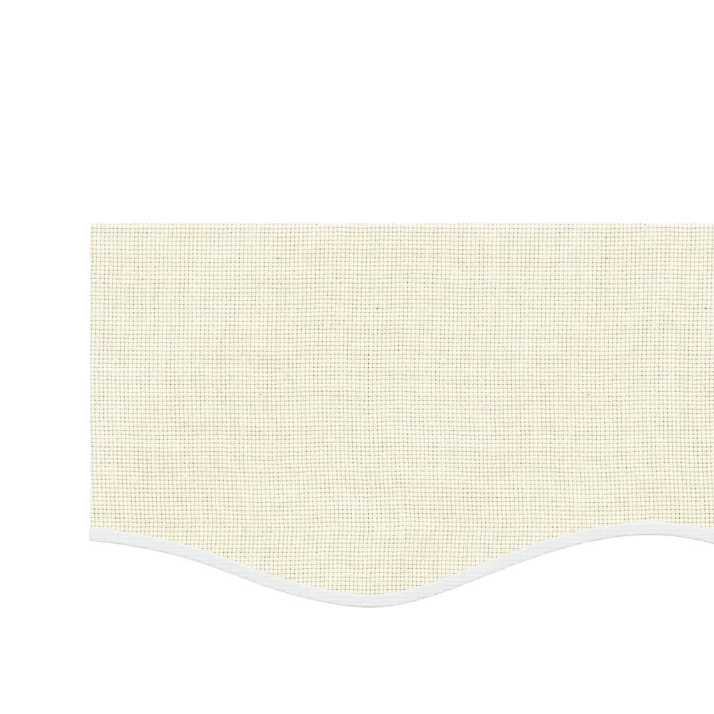 Tecido de substituição para sanefa de toldo 450 cm riscas creme