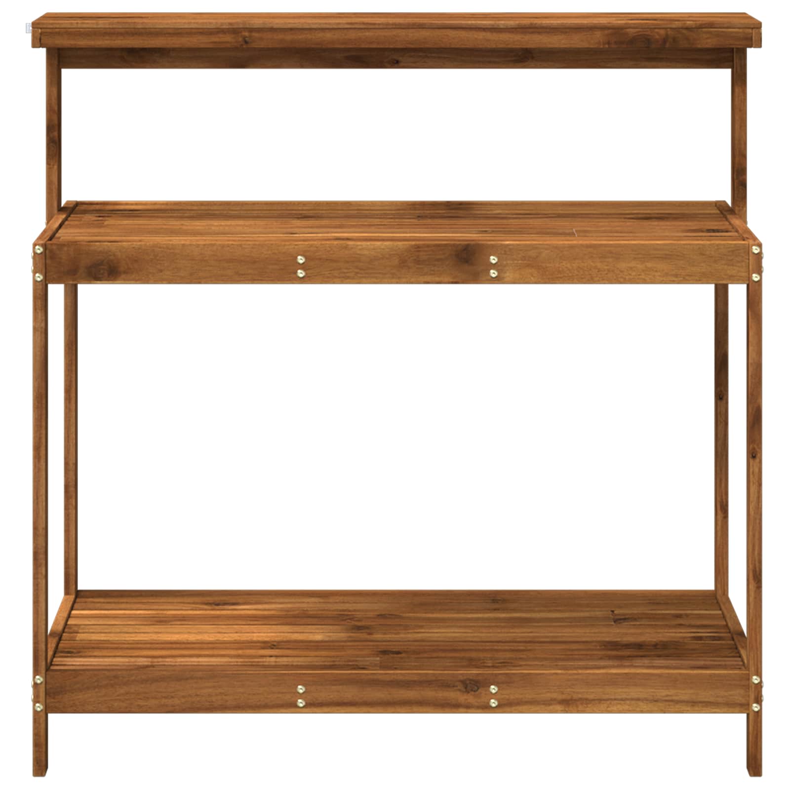 Bancada de replantio ao ar livre 111,5 x 48,5 x 107 cm natural