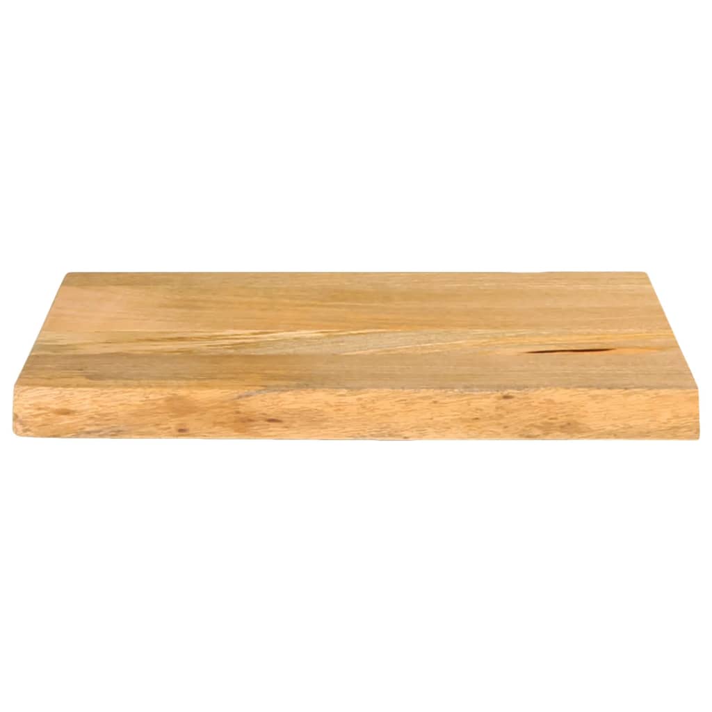 Tampo de mesa c/ borda viva 60x40x3,8 cm mangueira maciça