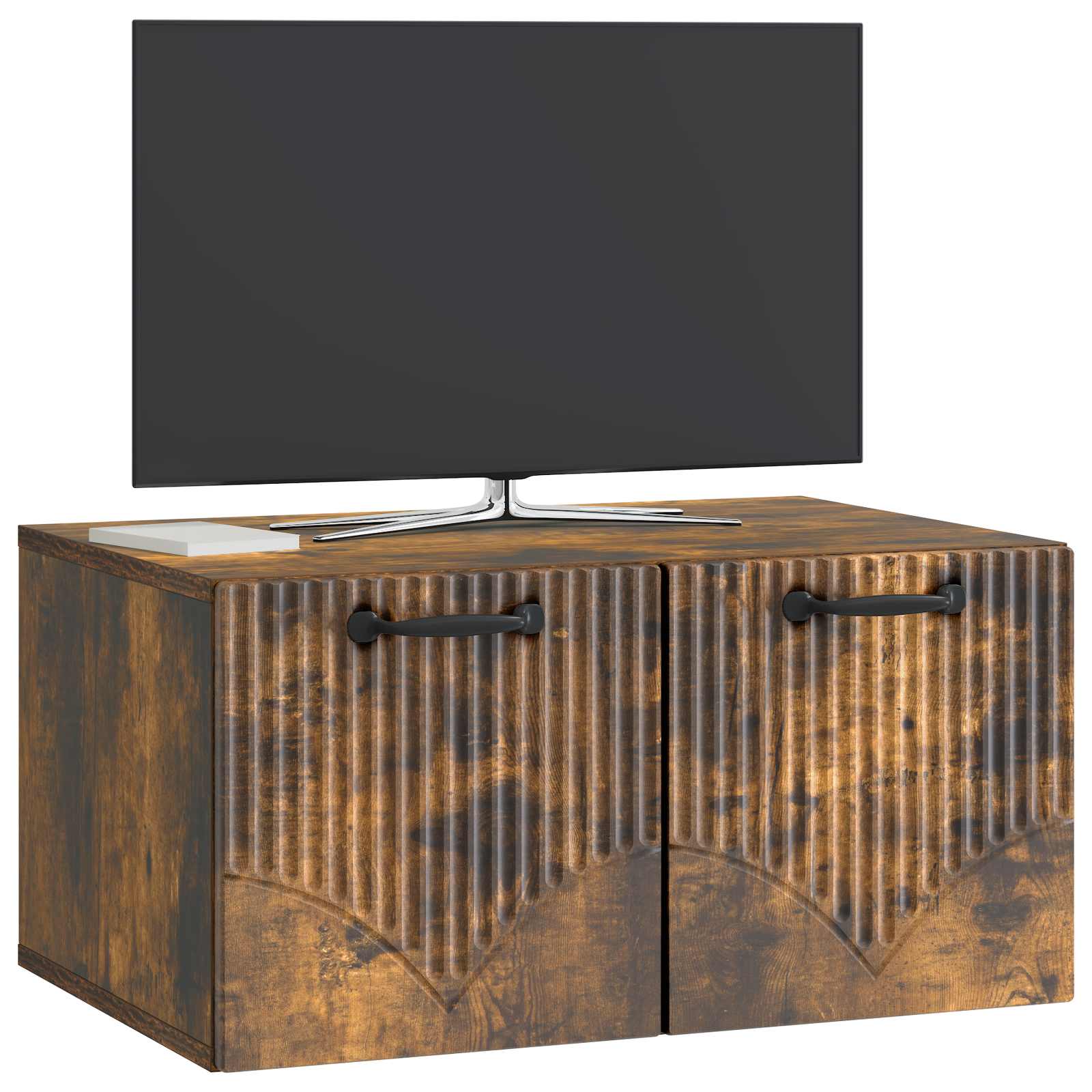 Gabinete de TV de parede carvalho fumado 59,5 x 41 x 30 cm
