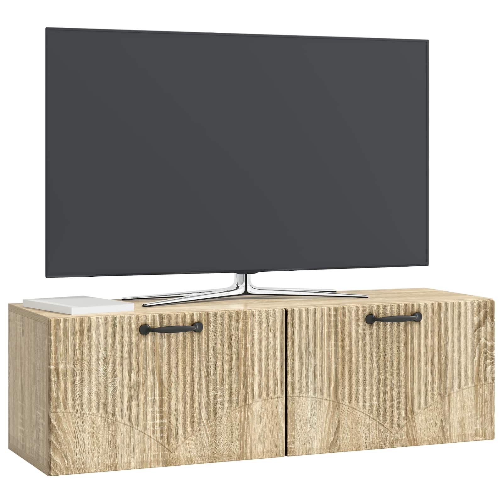 Gabinete de TV de parede carvalho sonoma 98 x 31 x 30 cm