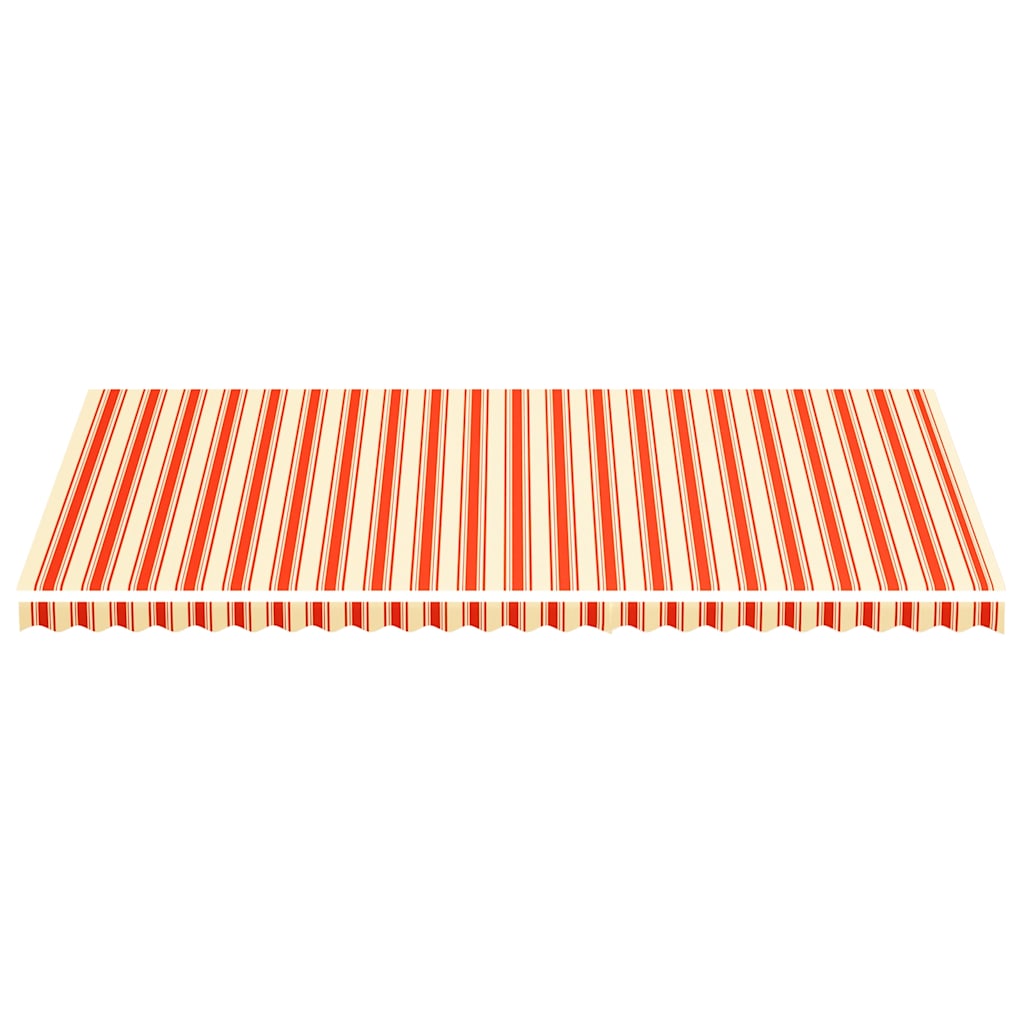 Tecido de substituição para toldo amarelo e laranja 600x300 cm poliéster