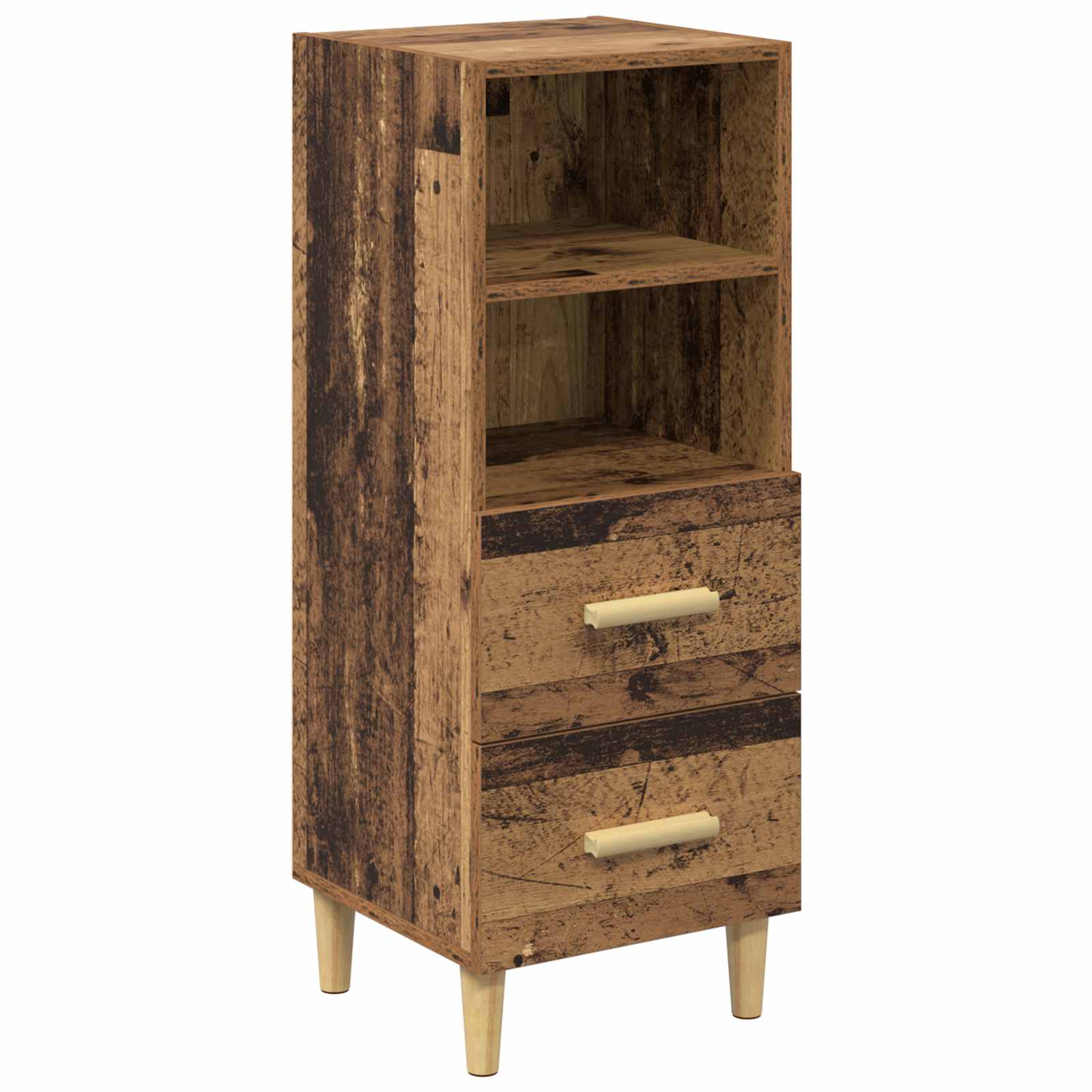 Buffet madeira antiga 34 x 34,5 x 90 cm derivados de madeira