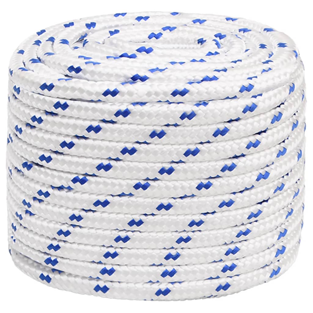 Corda de barco 18 mm 25 m polipropileno branco